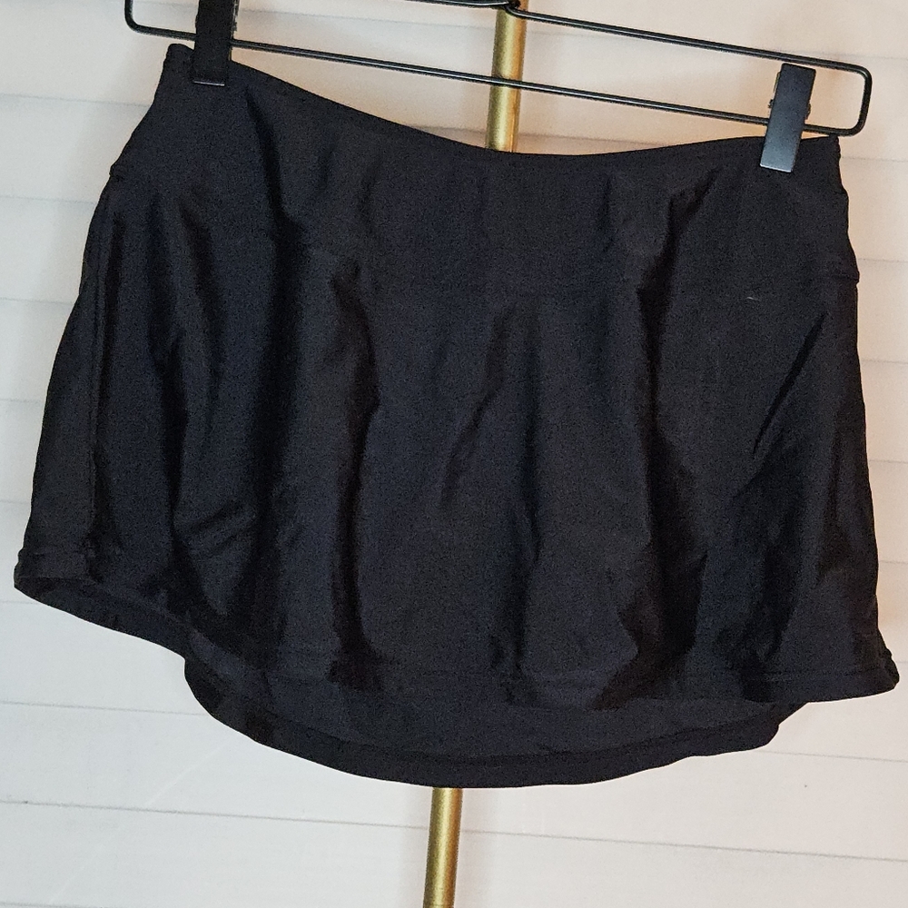 prAna Black Swim Skirt - Versatile High-Waisted Bikini Bottom